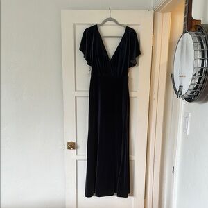 Navy Jenny Yoo Bridesmaid dress size 8 - unaltered other than hemming